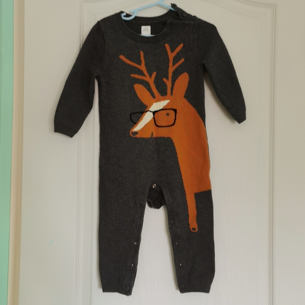SOLD Deer onesie sweater